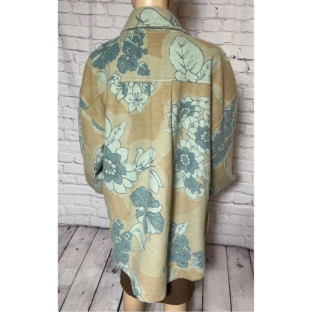 NWT New $178 Free People Printed Ruby Jacket Size S